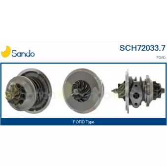 Groupe carter, turbocompresseur SANDO OEM XS4Q6K682BB