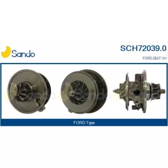 Carter central, compresseur SANDO OEM 038253019H