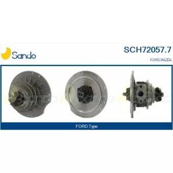 Groupe carter, turbocompresseur SANDO OEM 3M359G438AC