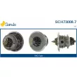 Groupe carter, turbocompresseur SANDO [SCH73008.7]