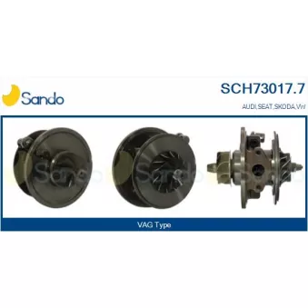 Groupe carter, turbocompresseur SANDO OEM 038253056M