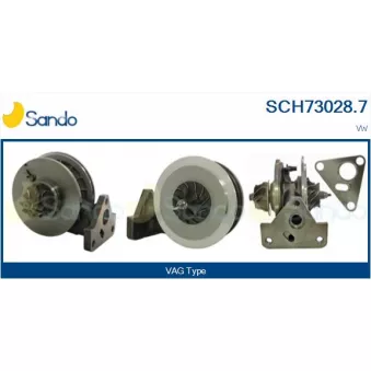 Groupe carter, turbocompresseur SANDO OEM 070145701J