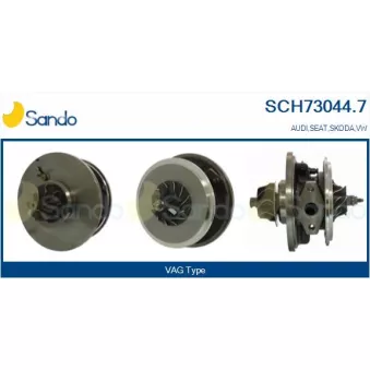 Groupe carter, turbocompresseur SANDO OEM 038253016R