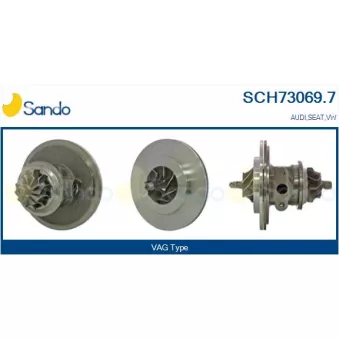 Groupe carter, turbocompresseur SANDO OEM 028145701JX