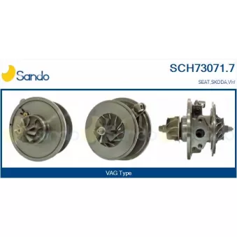 Groupe carter, turbocompresseur SANDO OEM 038253014C