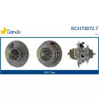 Groupe carter, turbocompresseur SANDO OEM 076145702C