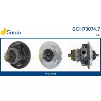 Groupe carter, turbocompresseur SANDO OEM 078145701M