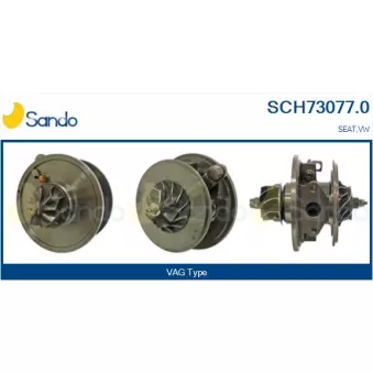 Groupe carter, turbocompresseur SANDO OEM 03G253010E