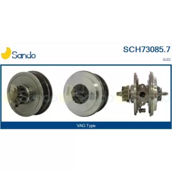 Groupe carter, turbocompresseur SANDO OEM 03L145701E