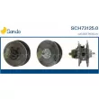 Groupe carter, turbocompresseur SANDO [SCH73125.0]