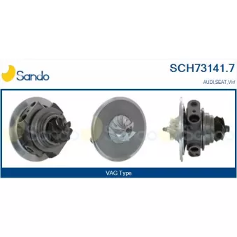 SANDO SCH73141.7 - Groupe carter, turbocompresseur