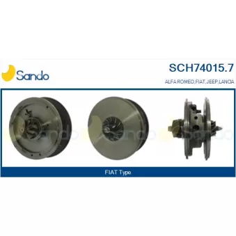 Groupe carter, turbocompresseur SANDO SCH74015.7