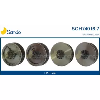 Groupe carter, turbocompresseur SANDO OEM 55246403
