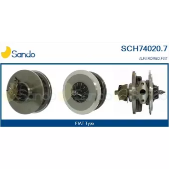 Groupe carter, turbocompresseur SANDO OEM 71793947