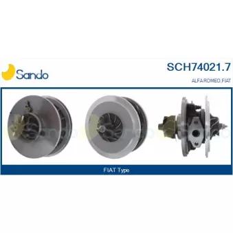 Groupe carter, turbocompresseur SANDO OEM 55214061
