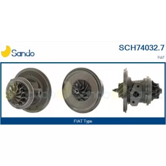 Groupe carter, turbocompresseur SANDO OEM 46461913