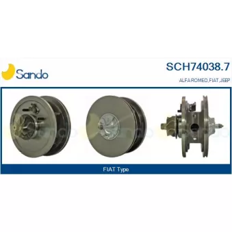 SANDO SCH74038.7 - Groupe carter, turbocompresseur