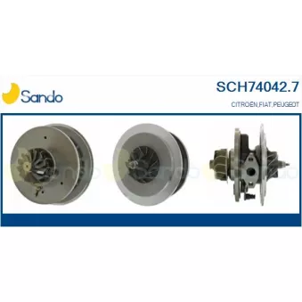 SANDO SCH74042.7 - Groupe carter, turbocompresseur