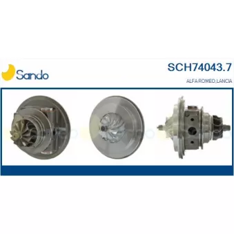 Groupe carter, turbocompresseur SANDO SCH74043.7