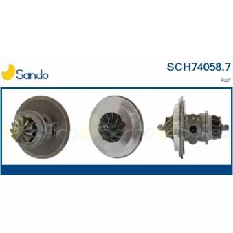 Groupe carter, turbocompresseur SANDO OEM 504125522