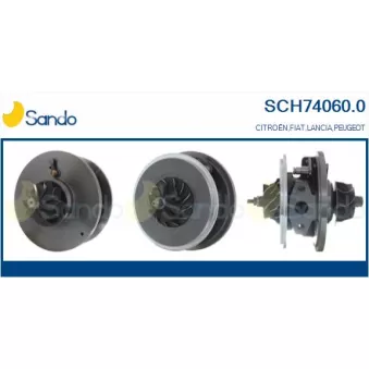 Groupe carter, turbocompresseur SANDO SCH74060.0