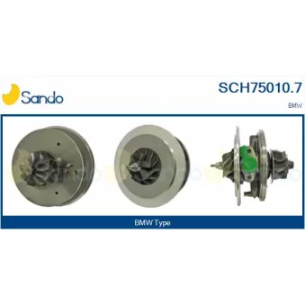 Groupe carter, turbocompresseur SANDO OEM 2247691F