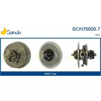 Groupe carter, turbocompresseur SANDO OEM 11657790308G