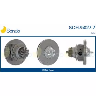 Groupe carter, turbocompresseur SANDO OEM 11657583904