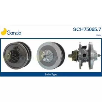Groupe carter, turbocompresseur SANDO OEM 11654730823