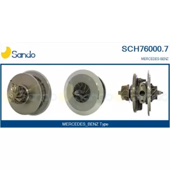 Groupe carter, turbocompresseur SANDO OEM A611096089980