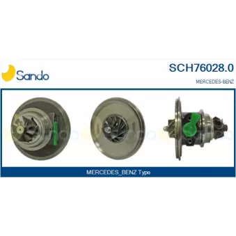 Groupe carter, turbocompresseur SANDO OEM a640090238028