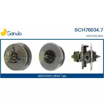 Groupe carter, turbocompresseur SANDO OEM A613096019980