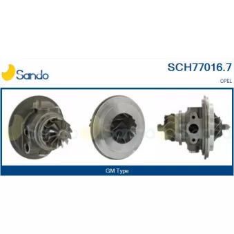 SANDO SCH77016.7 - Groupe carter, turbocompresseur