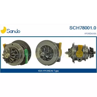 SANDO SCH78001.0 - Groupe carter, turbocompresseur