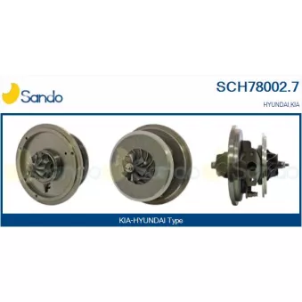 Groupe carter, turbocompresseur SANDO OEM 2823127470