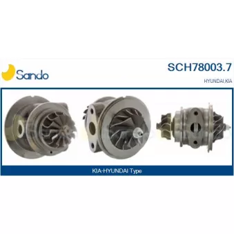 SANDO SCH78003.7 - Groupe carter, turbocompresseur