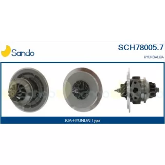 SANDO SCH78005.7 - Groupe carter, turbocompresseur