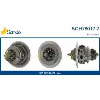 SANDO SCH78017.7 - Groupe carter, turbocompresseur