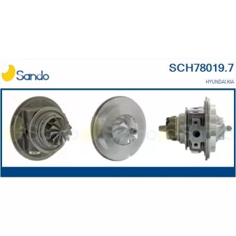 Groupe carter, turbocompresseur SANDO OEM 282312B720