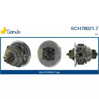 SANDO SCH78021.7 - Groupe carter, turbocompresseur