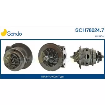 Groupe carter, turbocompresseur SANDO SCH78024.7