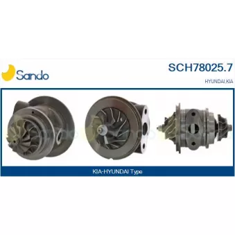 SANDO SCH78025.7 - Groupe carter, turbocompresseur