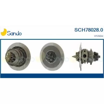 Groupe carter, turbocompresseur SANDO OEM 282004A380