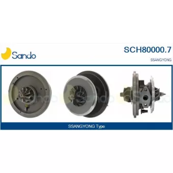 SANDO SCH80000.7 - Groupe carter, turbocompresseur