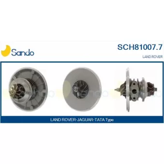 SANDO SCH81007.7 - Groupe carter, turbocompresseur