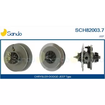 SANDO SCH82003.7 - Groupe carter, turbocompresseur