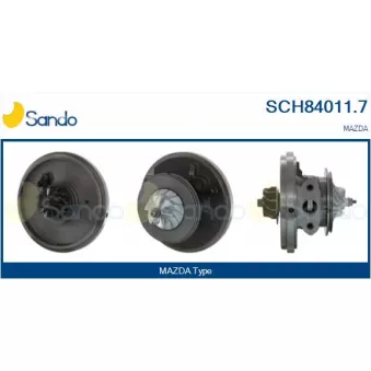 SANDO SCH84011.7 - Groupe carter, turbocompresseur