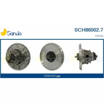 Groupe carter, turbocompresseur SANDO SCH86002.7