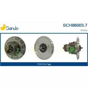 Groupe carter, turbocompresseur SANDO OEM 1720130030