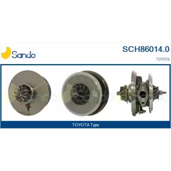 Groupe carter, turbocompresseur SANDO OEM 172010n010